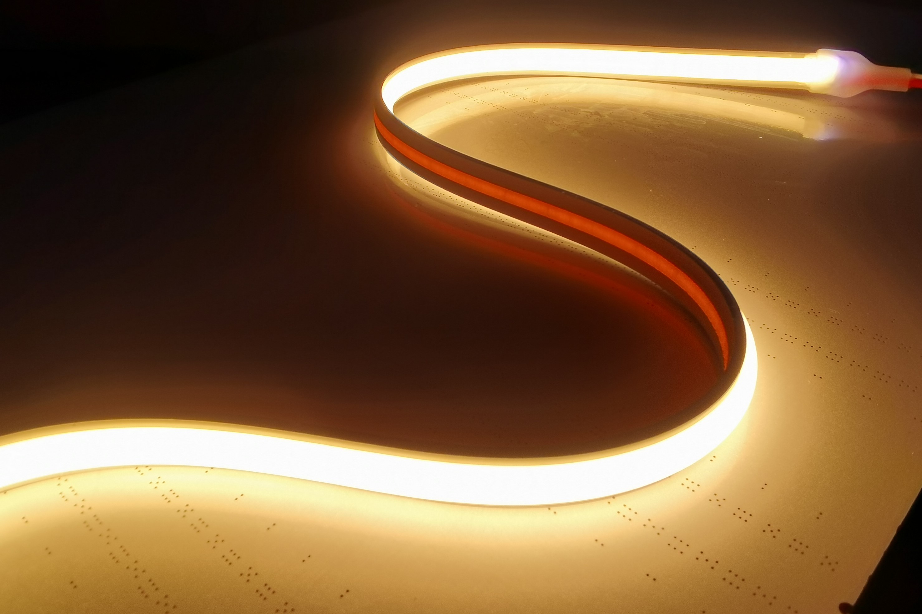 fără nici un punct de lumină COB LED bandă de lumină