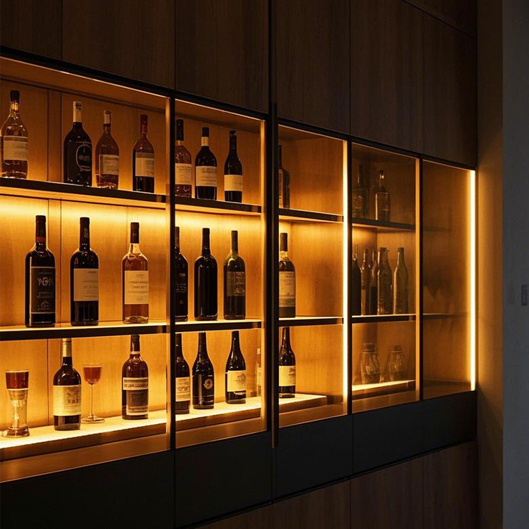 Dulap de vin LED -uri LED Selecție și aplicare a temperaturii culorii luminoase